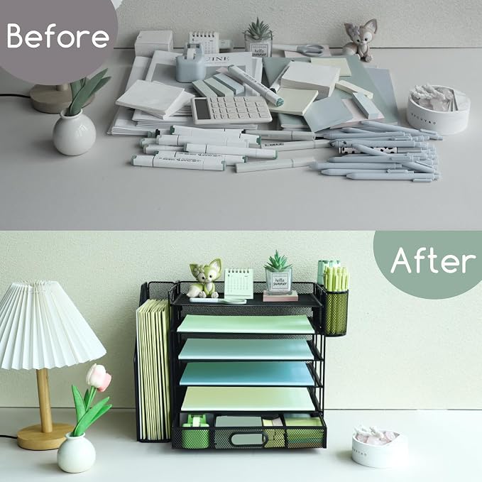 6 Tier Desk File Organiser - Image 4