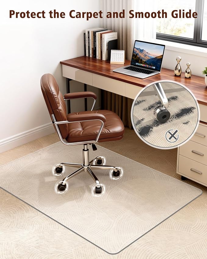 Soimeat Hard Frosted Office Chair Mat - Image 9