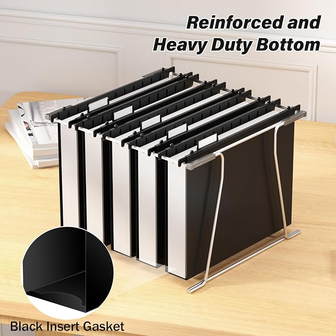 Ansook Extra Capacity Hanging File Folder Letter Size, Heavy Duty 2" Expansion - Image 5