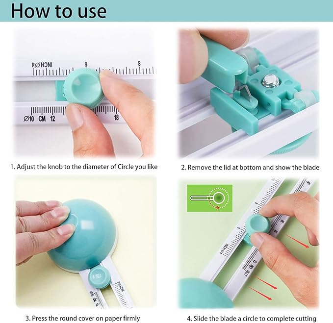 Craft Circle Cutter, Compass Circle Cutter - Image 6