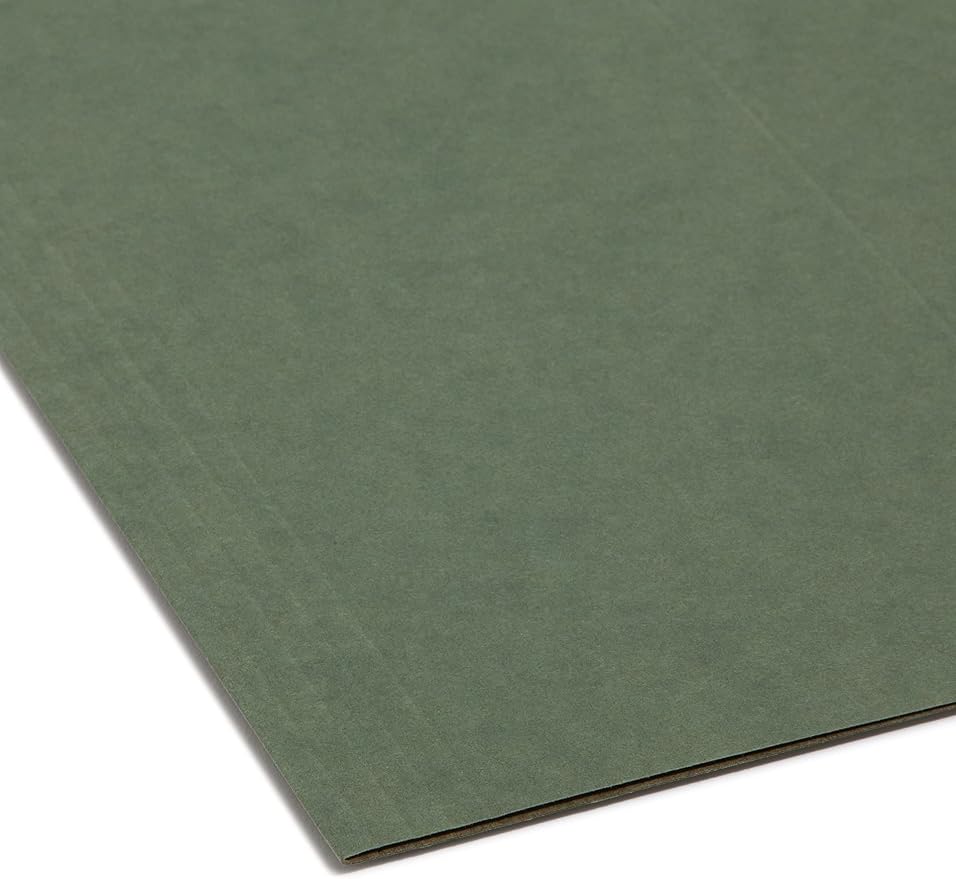Smead Hanging File Folder with Tab, 1/3-Cut Adjustable Tab, Legal Size - Image 4
