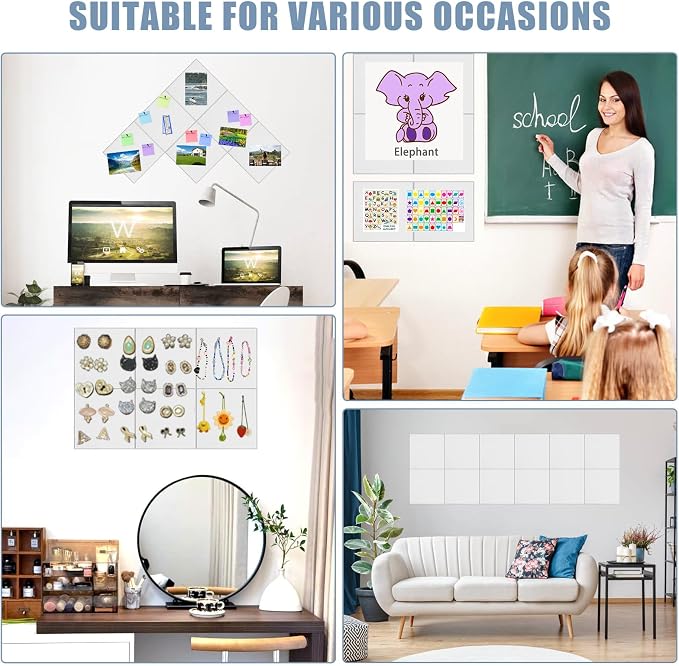 Large Cork Board Alternative 48" X 36" Bulletin Board - Image 6
