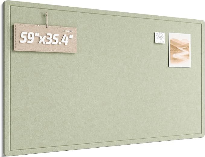 Fluxynara Large Bulletin Board, Foldable Felt Pin Board by FLUXYNARA