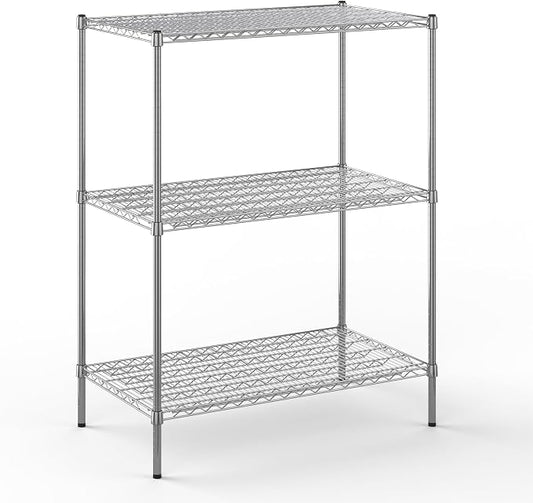 Regal Altair 24" Deep x 42" Wide x 54" Height Wire Shelving Kit | 3-Tier | NSF by Regal+Altair