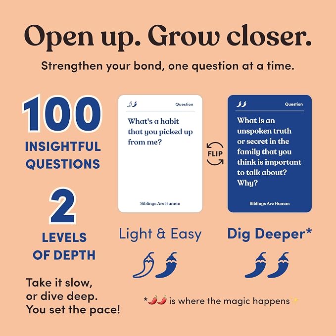 Siblings are Human | 140 Conversation Cards to Help Deepen Sibling - Image 5