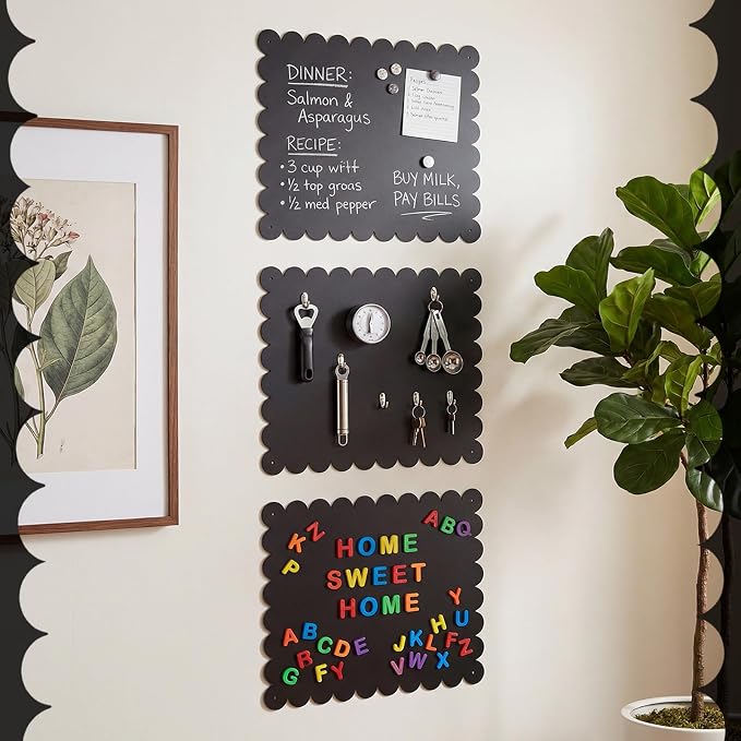 Gueevin 3pack Magnetic Board for Wall 16.1" x 13" Magnet Bulletin Board to - Image 7