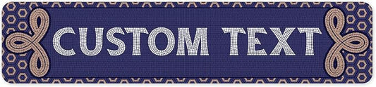 Custom Sign, Custom Street Sign, 11 Font Colors, 13 Font Styles, 4 Hole Options by MySignCenter