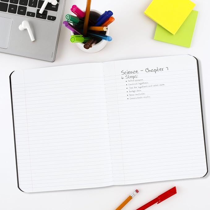 Mead Composition Notebook, College Ruled Paper, 7-1/2" x 9-3/4", 80 Sheets - Image 6