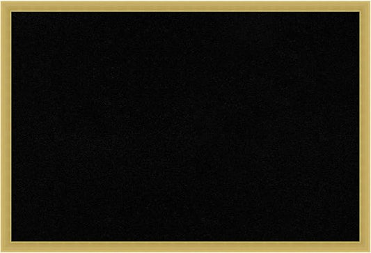 Amanti Art Black Cork Board for Wall, 17x25 Vision Board with Gold Wood Frame, Medium Corkboard Office Decor for Home Organization, Modern Contemporary Corkboard Pinboard to display items for home-DeskLoop Office