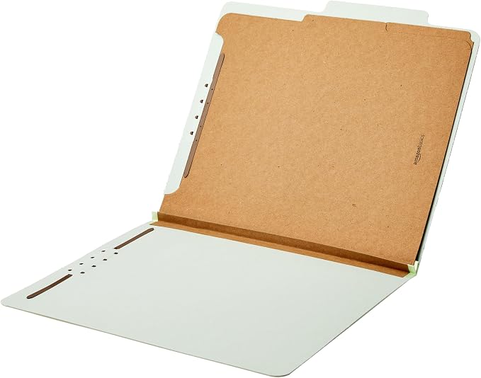 Amazon Basics Sturdy Pressboard Classification File Folders - Image 6