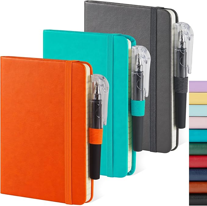 NIRMIRO 3 Pack Pocket Notebook Notepad by NIRMIRO