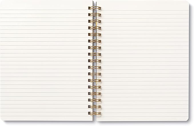 Compendium Spiral Notebook - You are here, it is time, you are ready. — A Designer Spiral Notebook with 192 Lined Pages, College Ruled, 7.0”W x 9.25”H-DeskLoop Office