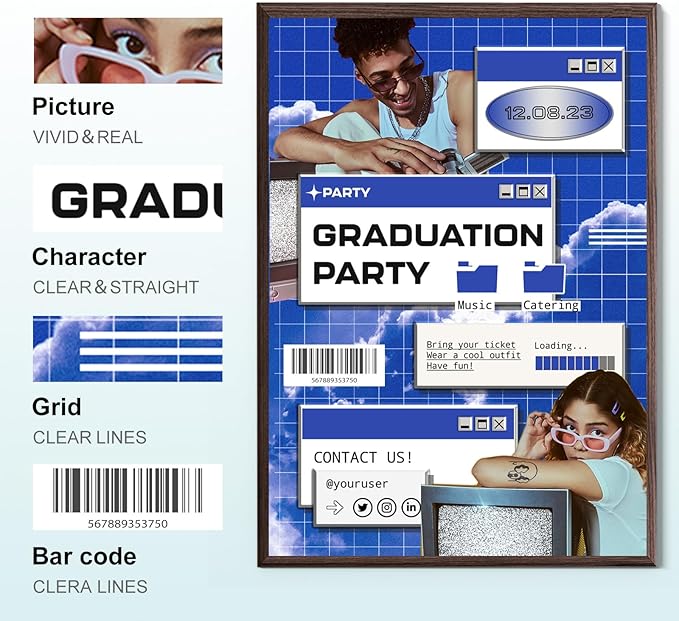 LC404 Ink Cartridges Replacement for Brother LC 404 LC404BK Ink Cartridges Compatible with MFC-J1205W MFC-J1215W Printers (Cyan Magenta Yellow Black, 4 Pack)-DeskLoop Office