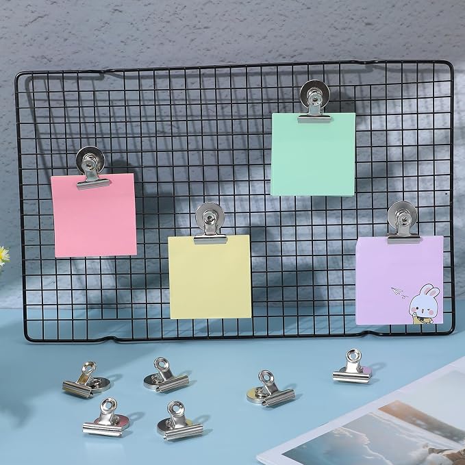 100 Magnetic Clips, Fridge Magnets, Magnet Clips Heavy Duty, Refrigerator - Image 5