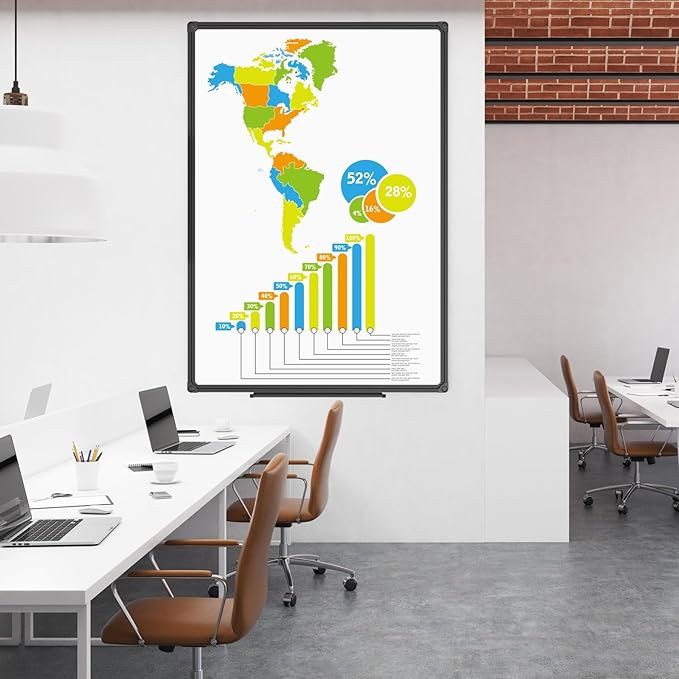 JILoffice Magnetic Whiteboard/White Board, Dry Erase Board 48 x 36 Inch - Image 5