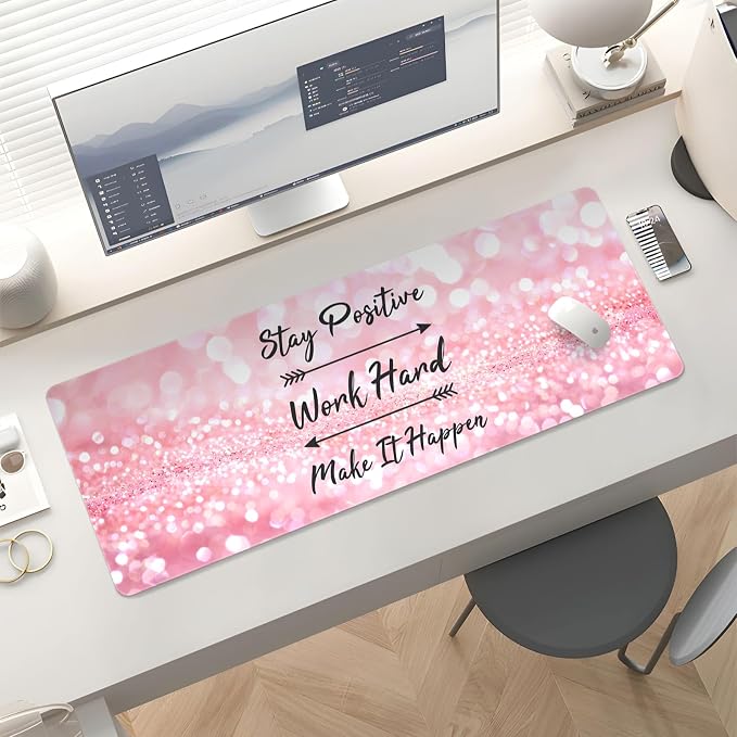 Mousepad Desk Mat Gaming Large Keyboard Cute Office Desktop Computer Laptop - Image 5