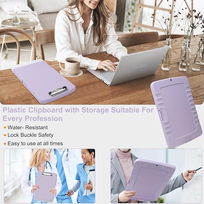 SFLHHDM Purple Clipboard, Clip Board 8.5x11, Teacher Clipboards - Image 8