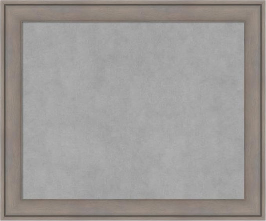 Amanti Art Grey Framed Magnetic Board 19x23 Small Vision Board by AmantiArt