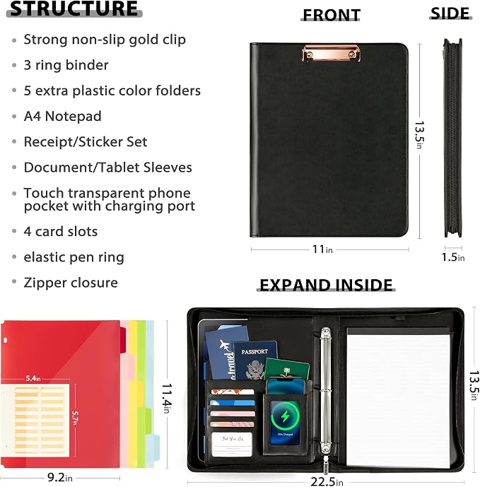 Ospelelf Leather Clipboard - Image 2