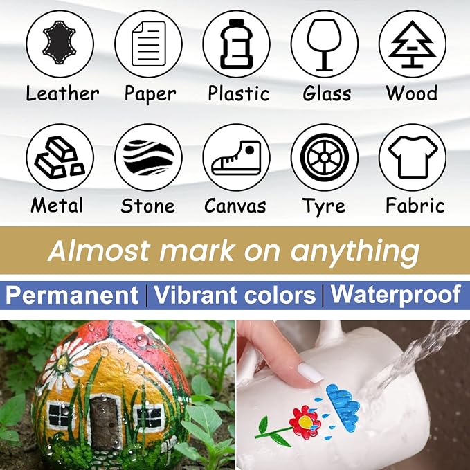 Overseas Blue Paint Pens Paint Markers - Image 6