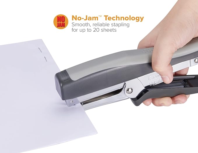 Bostitch Office Standard 20 Sheet Plier, No-Jam Technology, EZ Squeeze Lever - Image 2