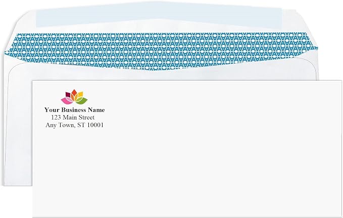 Aimoh 2500#10 Custom Printed Security Tinted Gummed Envelopes – Personalized - Image 2