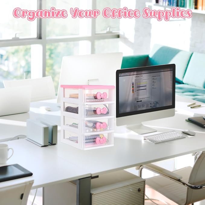 Girls Cute Lovely Color Storage Box Makeup Organizer - Image 7