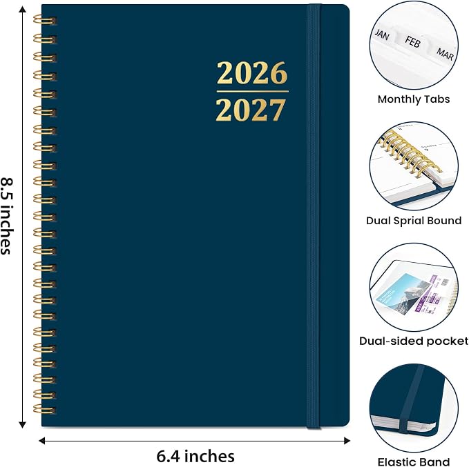 Academic Planner 2026-2027, Weekly and Monthly Calendar Planner Book, July 2026 - Image 5