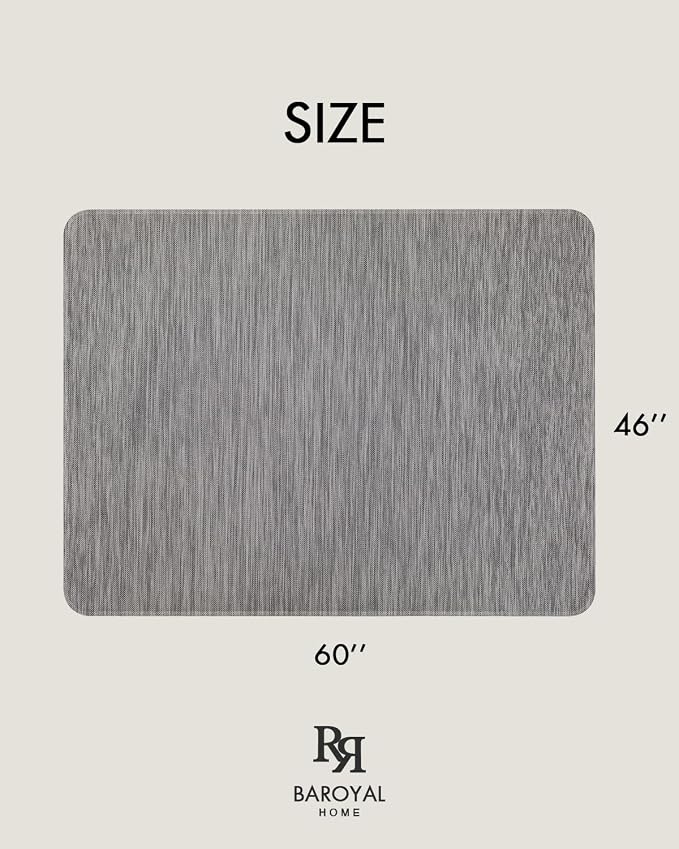 BARoyal Office Chair Mat for Hardwood Floor Under Desk Computer Rolling Chair - Image 6