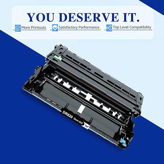 DR820 Drum Unit Compatible with Brother Printers – Seamless Integration, Yields Up to 30,000 Pages – Fits HL-L6200DW, HL-L5200DW, HL-L5100DN, MFC-L5900DW, MFC-L5700DW, MFC-L5800DW (Black, 1-Pack)-DeskLoop Office