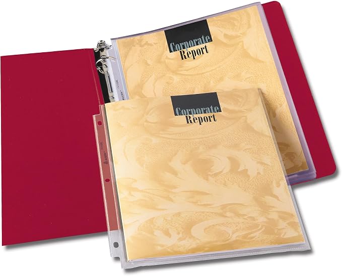 Avery Clear High-Capacity Sheet Protectors, Hold 50 Sheets, Heavyweight - Image 2