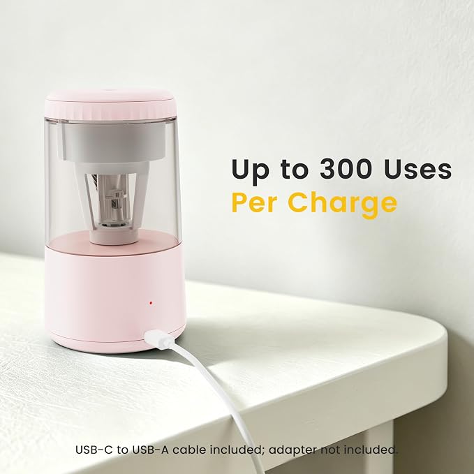 SUNZO Electric Pencil Sharpener, Fully Automatic Sharpener - Image 6