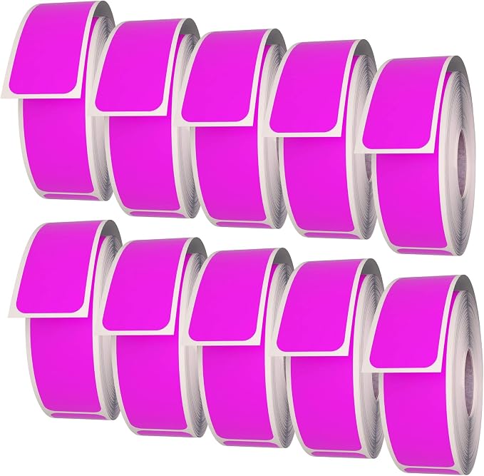Royal Green Rectangular Color-Coding Labels 3x1-20 Sticker Rolls by RoyalGreen