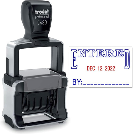 Trodat 5430 Professional Self-Inking Date Stamp by Maxmark
