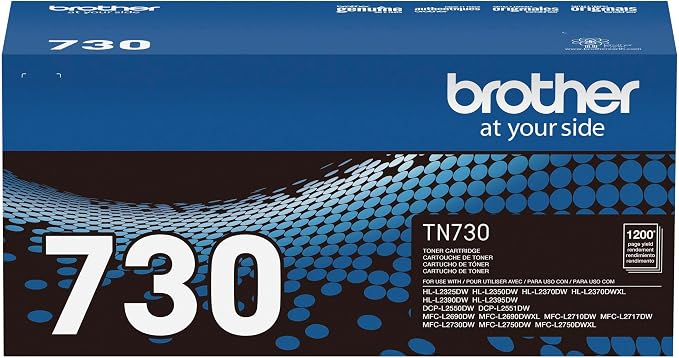 Brother Genuine Standard Yield Toner Cartridge, Replacement Black Toner - Image 7