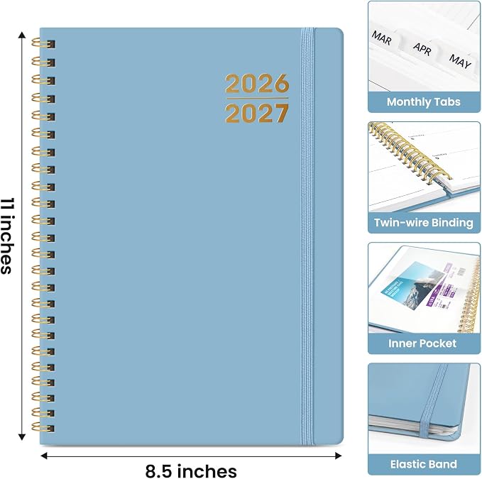 Planner 2026-2027 for Women & Men, Academic Monthly and Weekly Calendar Planner - Image 4