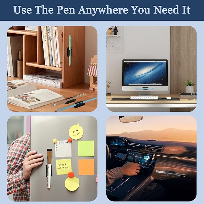 ZUFECY 6 Pack Adhesive Pencil Holders - Image 6