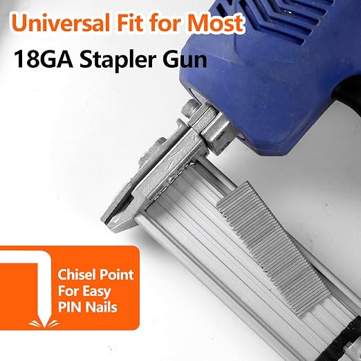 1200-Count 18 Gauge 1/4 Inch Narrow Crown Staples, 400 per Size, Heavy Duty - Image 6