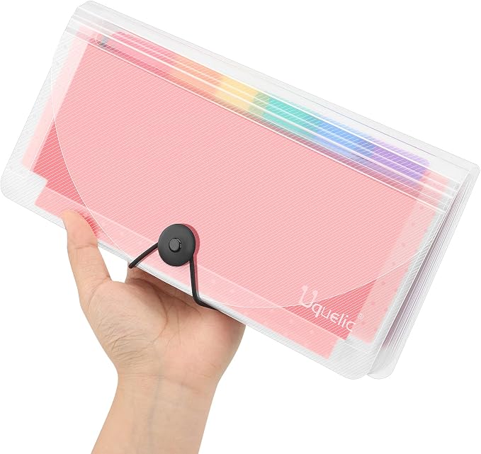 Uquelic Stand Receipt Organizer Folder - Image 3