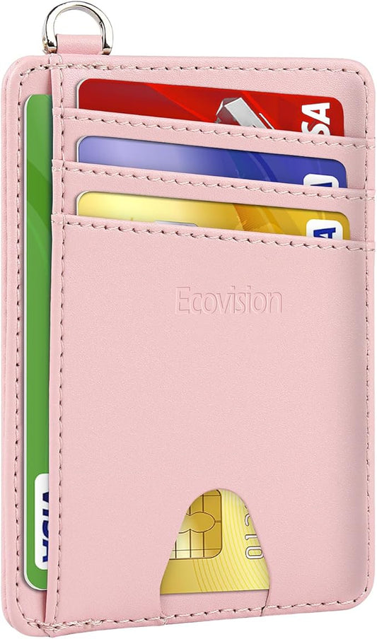 Slim Minimalist Front Pocket Wallet, RFID Blocking Credit Card Holder Wallet by Ecovision
