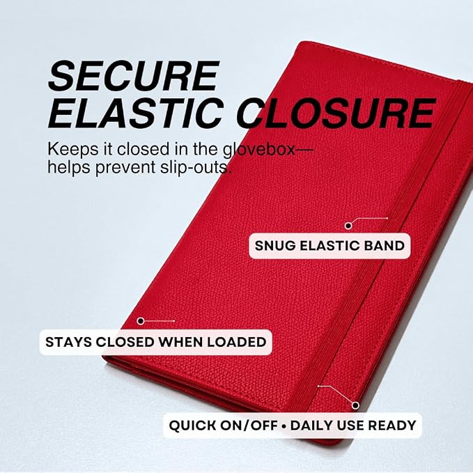 LINTRU 6-Pocket Car Registration & Insurance Card Holder - Image 4
