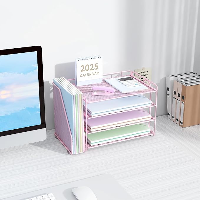 Spacrea Desk Organizers and Accessories, Paper Organizer - Image 4