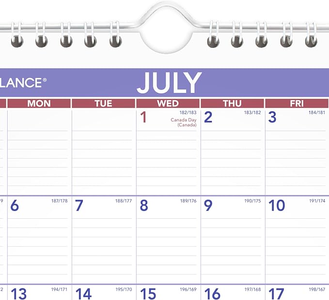 AT-A-GLANCE Wall Calendar 2026-2027 Planner, Academic 12-Month July-June - Image 4