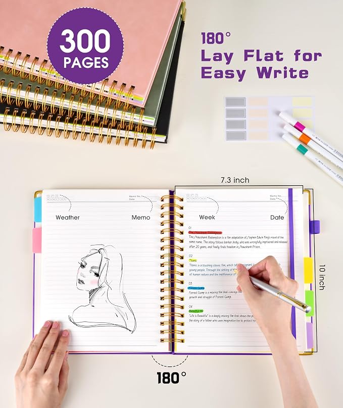 Hardcover Spiral Notebook Journal - Image 6