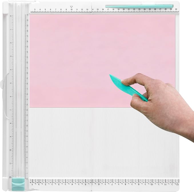 Find Scrapblooms 12"x12" Foldable Paper Trimmer & Scoring Board, Craft Paper by FindScrapblooms