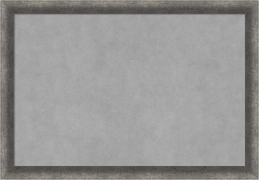 Amanti Art Grey Framed Magnetic Board 18x26 Medium Vision Board by AmantiArt