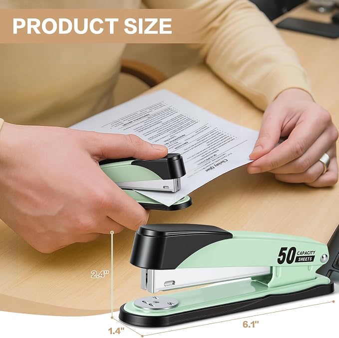Deli Stapler Heavy Duty, Full Strip Staplers - Image 2