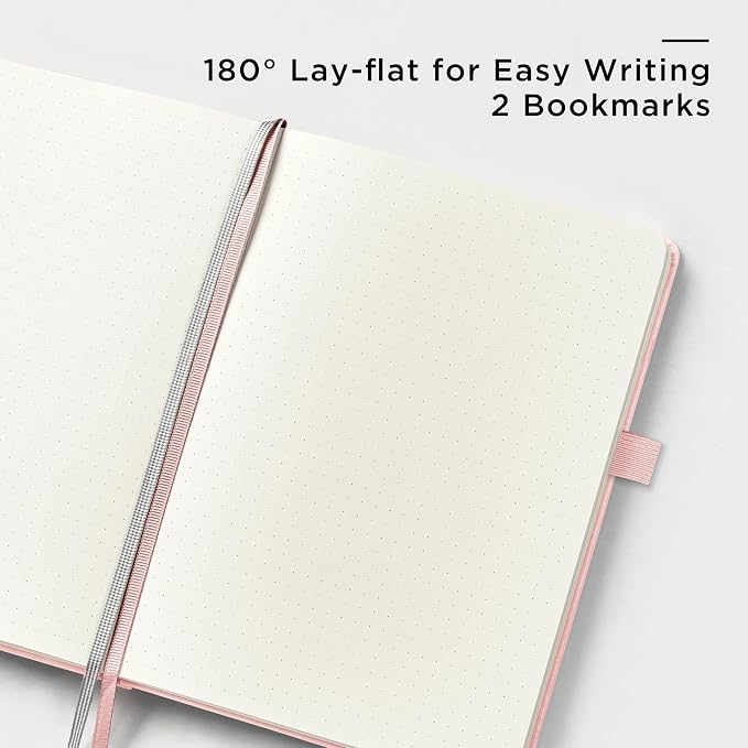 &And Per Se Dotted Journal Notebook, A5 Hardcover Leather Dotted Journal - Image 3