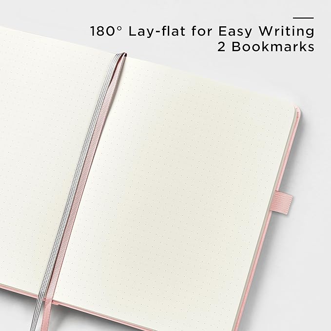 &And Per Se Dotted Journal Notebook, A5 Hardcover Aesthetic Dotted Notebook – - Image 3