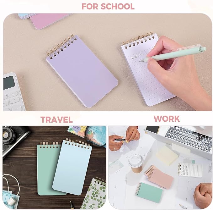 SKYDUE Small Notebooks, Cute 3x5 Pocket Notepads, Mini Spiral Notebook - Image 6